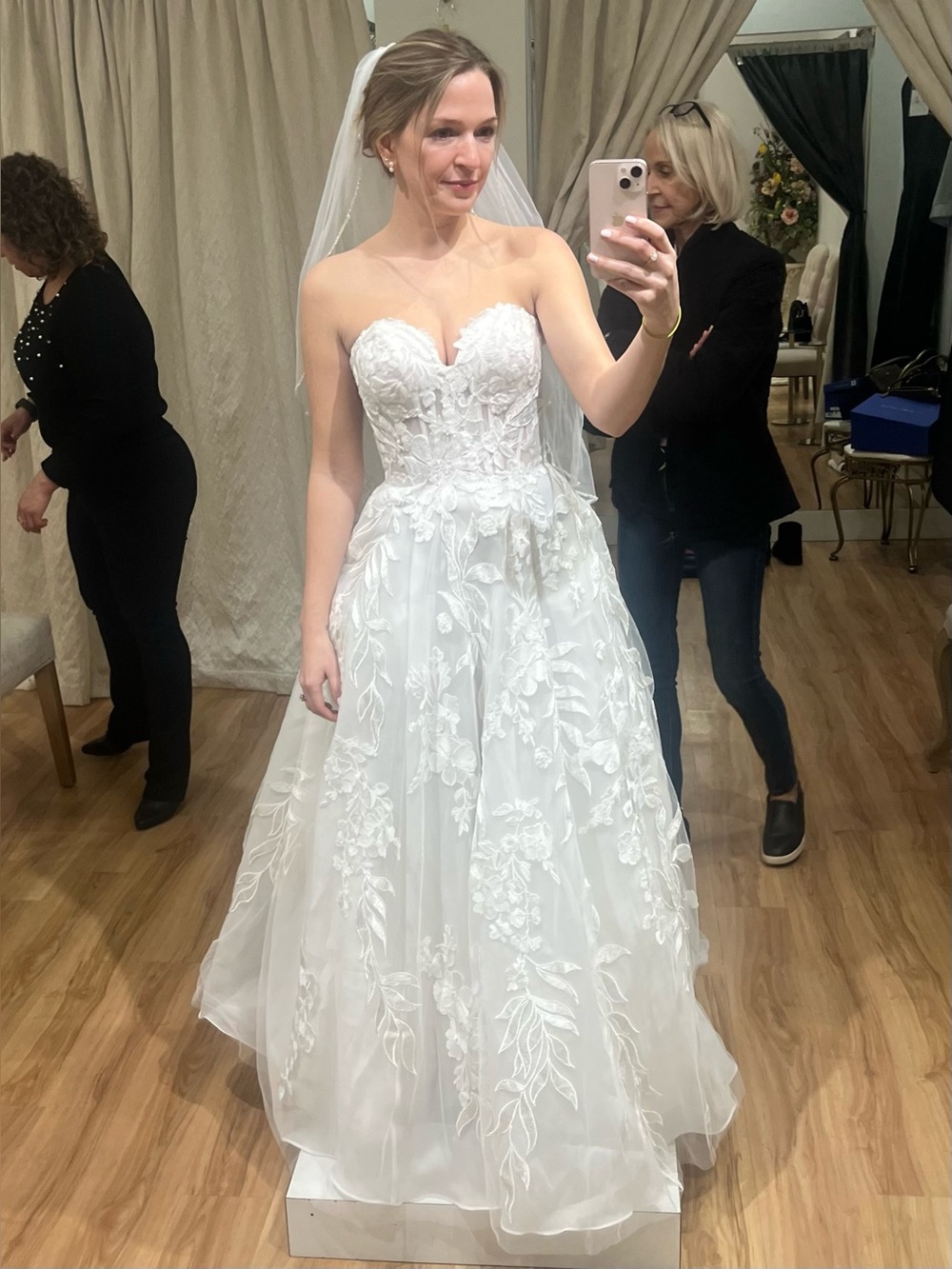 Beaded Bridal Veil 30” New - Picture 6 of 6